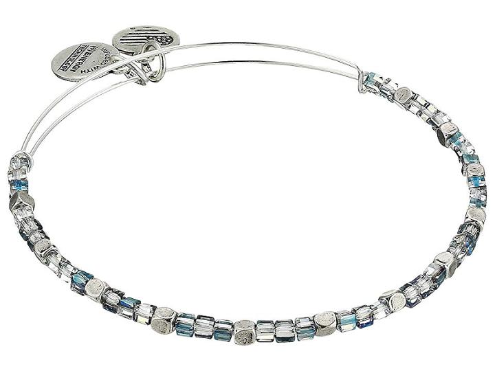 Alex And Ani Wisdom Bangle River (rafaelian Silver) Bracelet