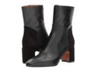 Aquatalia Elodie (black Soft Calf/dress Suede) Women's Dress Zip Boots