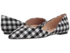 Sam Edelman Rodney (black/white Large Gingham Weave) Women's Shoes
