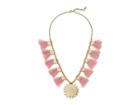 Lucky Brand Fringe Statement Necklace (gold) Necklace