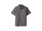 The North Face Kids Short Sleeve Pursuit Top (little Kids/big Kids) (mid Grey Distressed Denim Print/canary Yellow (prior Season)) Boy's Short Slee...