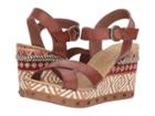 Blowfish Tickle-b (clay Dyecut Pu) Women's Wedge Shoes