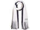 Calvin Klein Three-color Wrap Knit Scarf (navy) Scarves