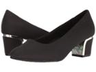 Soft Style Deanna (black Grosgrain) Women's 1-2 Inch Heel Shoes