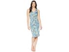 Nic+zoe Mirage Twist Dress (multi) Women's Dress