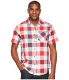 Columbia Katchortm Ii S/s Shirt (red Spark Large Check) Men's Clothing