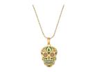 Alex And Ani Color Infusion Calavera 32 Expandable Necklace (shiny Gold) Necklace