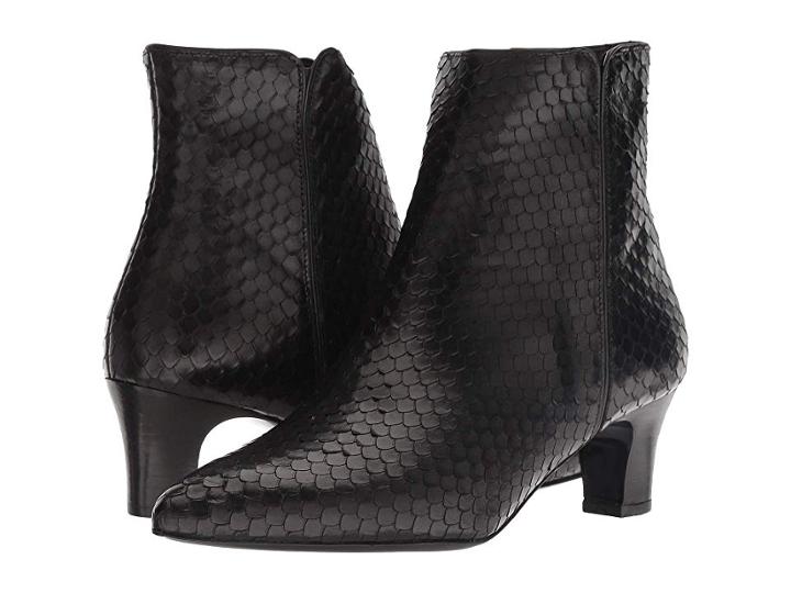 The Kooples Fake-python Leather Boots (black) Women's Boots