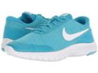 Nike Kids Flex Experience Run 7 (big Kid) (light Blue Fury/white/bleached Aqua) Girls Shoes