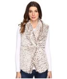 Dylan By True Grit Soft Spot Fuzzy Double Layer Maddy Vest (soft Brown) Women's Vest