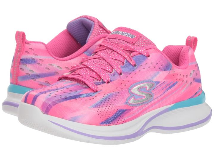 Skechers Kids Jumpin' Jams (little Kid/big Kid) (pink/multi) Girl's Shoes