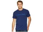 Calvin Klein Short Sleeve Logo T-shirt With Tipping (navy Ink) Men's T Shirt