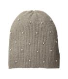 Collection Xiix Pearl Knit Hat (wolf Taupe) Caps