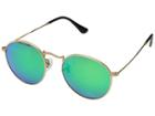 Thomas James La By Perverse Sunglasses Orleans (gold/green Mirror Polarized) Fashion Sunglasses