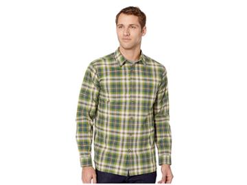 Royal Robbins Trouvaille Plaid Long Sleeve (climbing Ivy) Men's Long Sleeve Button Up
