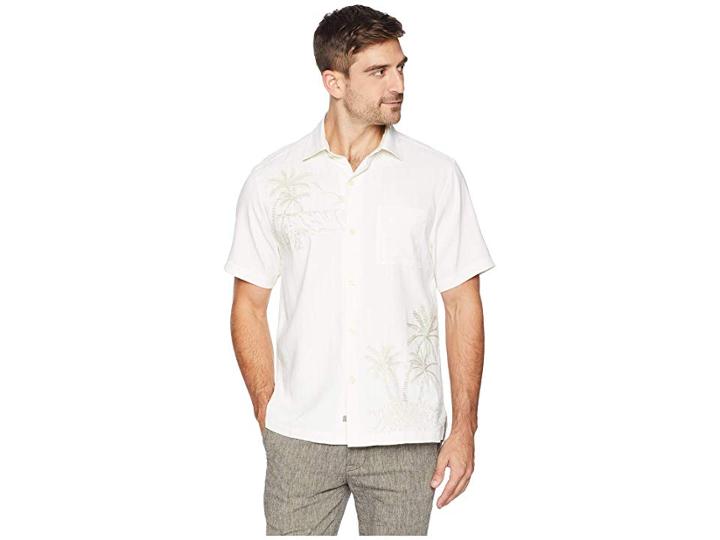 Tommy Bahama Las Playa Palms Shirt (twill) Men's Short Sleeve Button Up