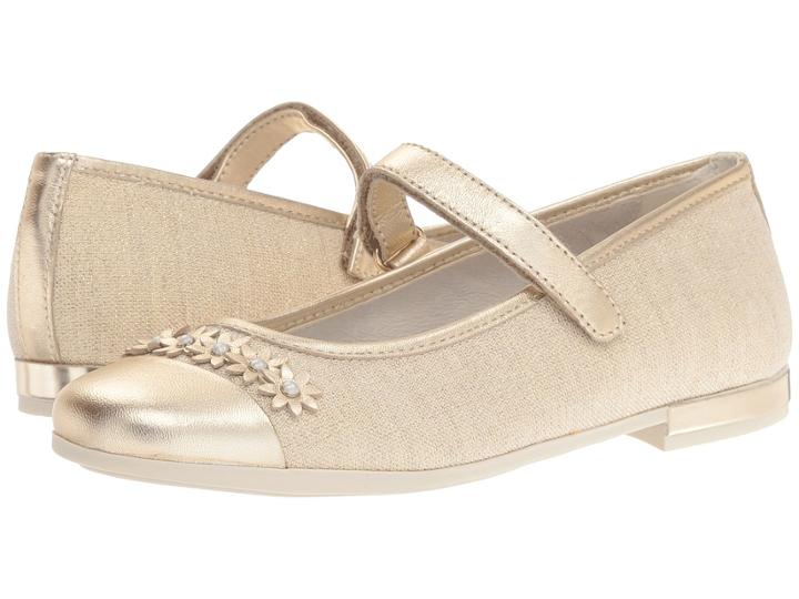 Primigi Kids Pfq 14407 (big Kid) (gold) Girl's Shoes