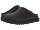 Ugg Classic Clog (black Leather) Men's Clog Shoes
