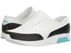 Native Shoes Lennox (shell White/shell White/surfer Blue/jiffy Block) Athletic Shoes