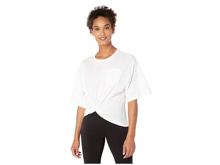 Reebok Training Pocket Tee (white) Women's Clothing