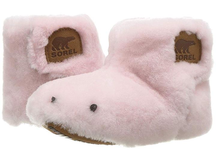 Sorel Kids Bear Paw Slipper (toddler) (dusty Pink/elk) Girls Shoes