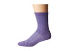 Feetures Texture Ultra Light Crew Sock (lavender) Crew Cut Socks Shoes