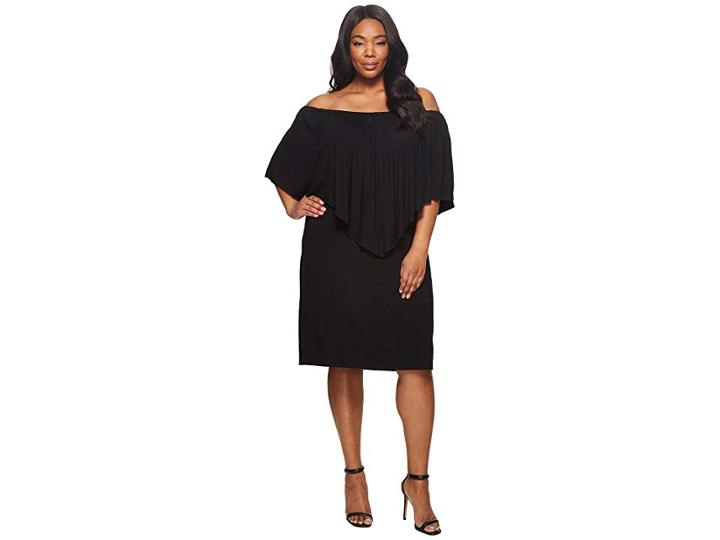 Kari Lyn Plus Size Nalah Dress (black) Women's Dress