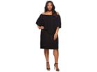 Kari Lyn Plus Size Nalah Dress (black) Women's Dress