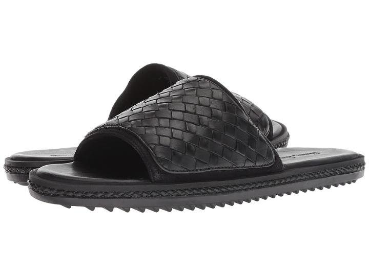 Tommy Bahama Land Crest Slide (black) Men's Shoes