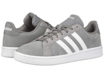 Adidas Grand Court (grey Three F17/footwear White/grey Four F17) Men's Shoes