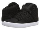 Dc Pure High-top Wc Tx Se (black/black/white) Men's Skate Shoes