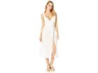 Jen's Pirate Booty Wild At Heart Midi Dress (star White Linen) Women's Dress