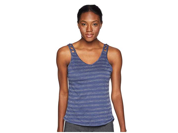Prana Serene Tank Top (equinox Blue) Women's Sleeveless