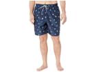 Nautica Big & Tall Big Tall Sail Flag Icon (navy) Men's Swimwear