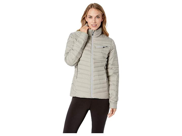 Spyder Timeless Down Full Zip Jacket (alloy/black) Women's Coat