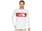 The North Face Long Sleeve Well-loved Scripter Tee (tnf White) Men's T Shirt