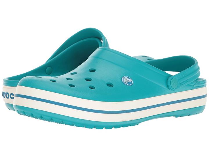 Crocs Crocband Clog (turquoise/oyster) Clog Shoes