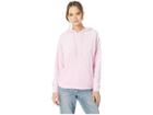 Juicy Couture Velour Collegiate Luxe Hooded Pullover (pink Bubble) Women's Sweatshirt