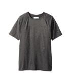 Columbia Kids Silver Ridge Ii Short Sleeve Tee (little Kids/big Kids) (shark Heather/shark) Boy's Short Sleeve Pullover