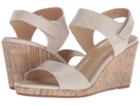 Johnston & Murphy Glenna (ice Crinkle Patent Leather) Women's Wedge Shoes