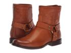 Frye Phillip Harness Short (whiskey Soft Vintage Leather) Women's Boots