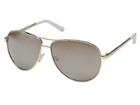 Guess Gg2109 (gold/brown Mirror) Fashion Sunglasses