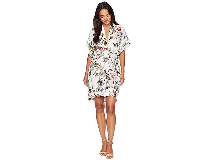 American Rose Aimee Kimono Dress (cream/multi) Women's Dress