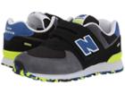 New Balance Kids Yv574v1 (little Kid/big Kid) (black/royal Blue) Boys Shoes