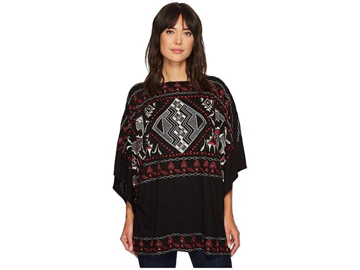 Double D Ranchwear El Prado Top (black) Women's Clothing