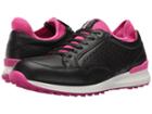 Ecco Golf Speed Hybrid (black/raspberry) Women's Shoes