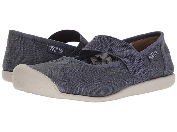 Keen Sienna Mj Canvas (crown Blue) Women's Flat Shoes