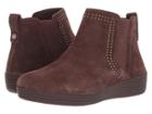Fitflop Superchelsea Suede Boot W/ Studs (chocolate) Women's  Boots