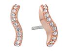 Michael Kors Wonderlust Stud Earrings (rose Gold) Earring