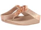 Fitflop Boogaloo Toe Post (rose Gold) Women's  Shoes